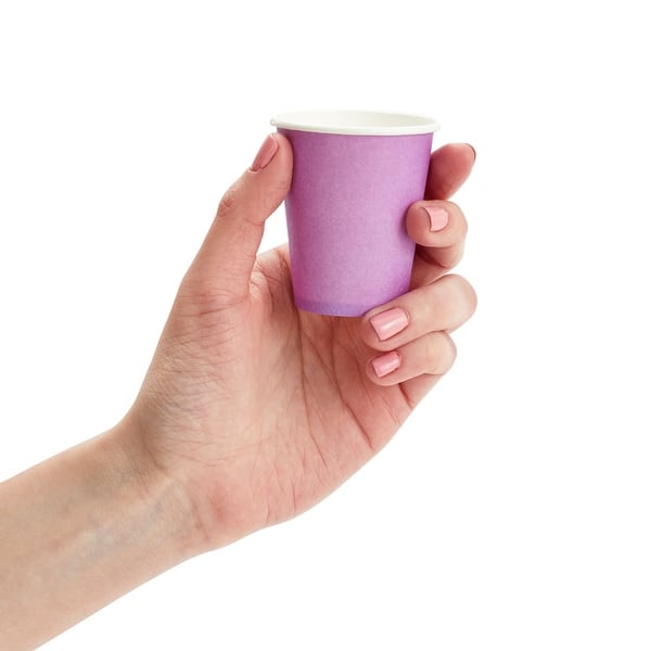 600 Pack Disposable Mini Paper Cups for Espresso, Mouthwash, Tea, Coffee ( 3oz, Purple) - Bed Bath & Beyond - 35977697