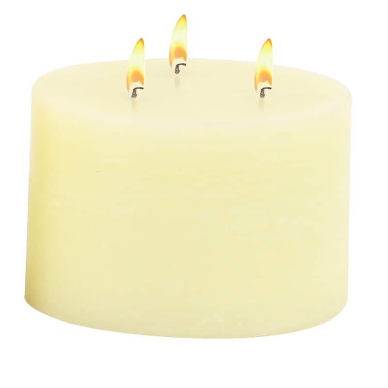 Modern Wax and Led Black Flicker Candles (Set of 3) - S/3 4", 6", 8"H - S/3 4", 6", 8"H