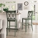 preview thumbnail 10 of 11, Eleanor X Back Bar Height Chairs (Set of 2) by iNSPIRE Q Classic