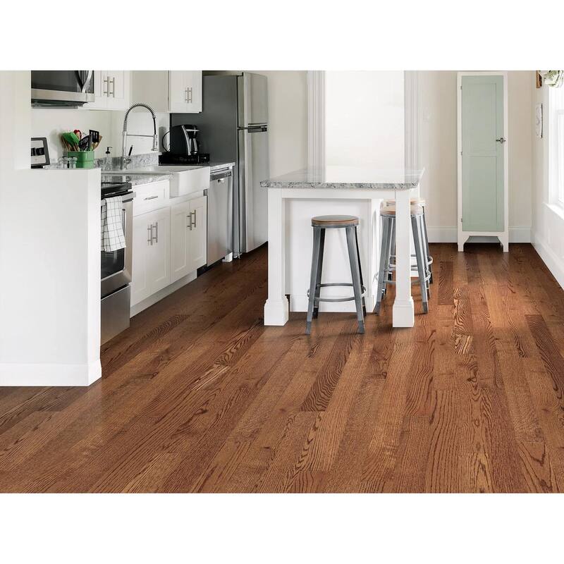 Shaw SW785 The Gallery 3" Wide Smooth Engineered Red Oak Hardwood