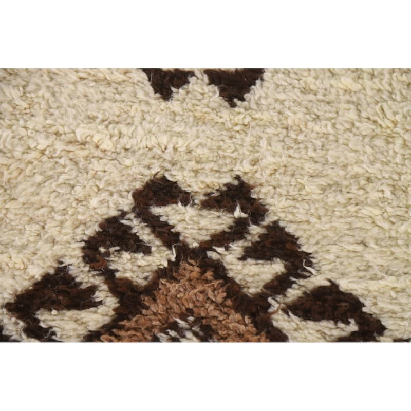 Turkish Anatolian Oriental Runner Rug Hand-knotted Wool Carpet - 3'8"x 11'5"