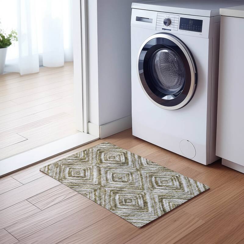 Machine Washable Indoor/ Outdoor Chantille Moroccan Boho Contemporary Rug