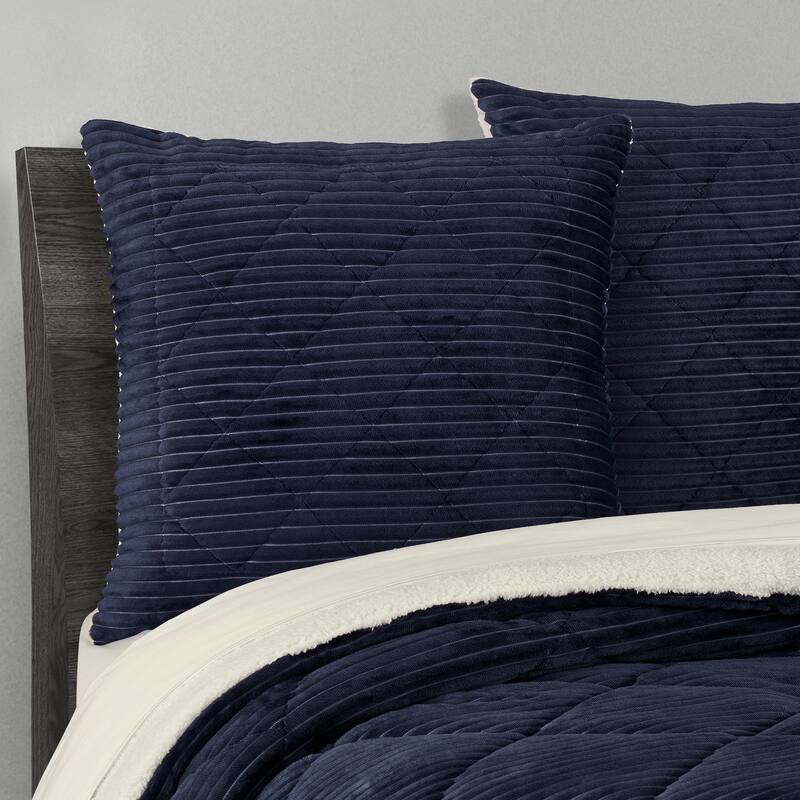 J. Queen New York Everett Euro Sham - Navy
