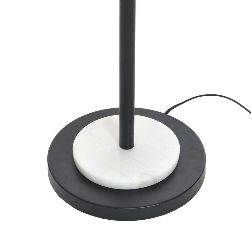 StyleCraft Royce Floor Lamp - Zammel - White Shade