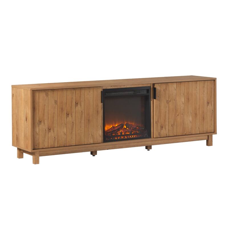 Middlebrook 70-inch TV Stand with Electric Fireplace