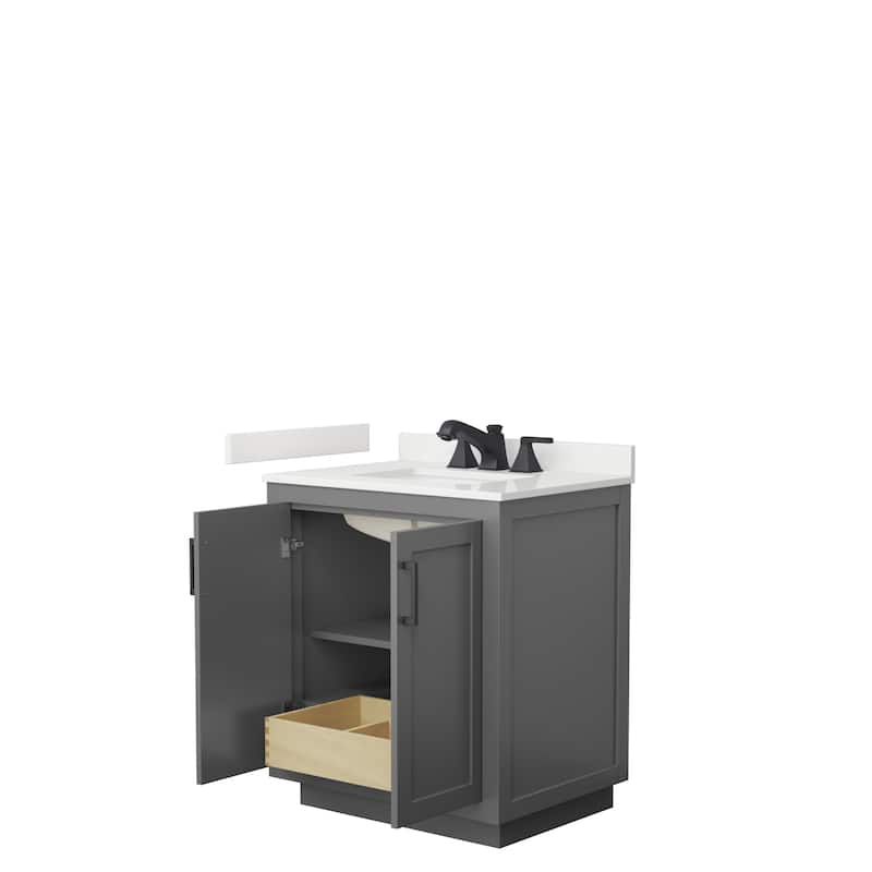 Miranda 30-inch Single Vanity, Quartz Top