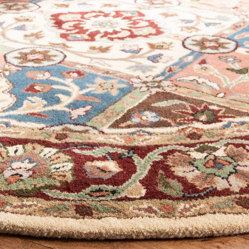 SAFAVIEH Handmade Heritage Tropic Palm Traditional Oriental Wool Rug