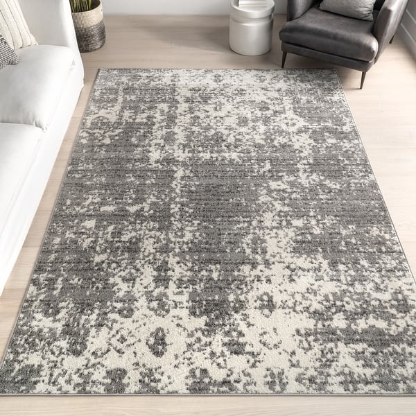 slide 2 of 9, Nuloom Stacy Contemporary Abstract Area Rug 10' x 14' - Grey