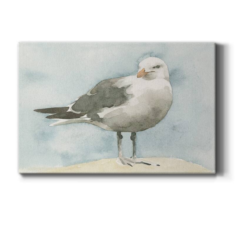 Simple Seagull I Premium Gallery Wrapped Canvas - Ready to Hang - 18X27