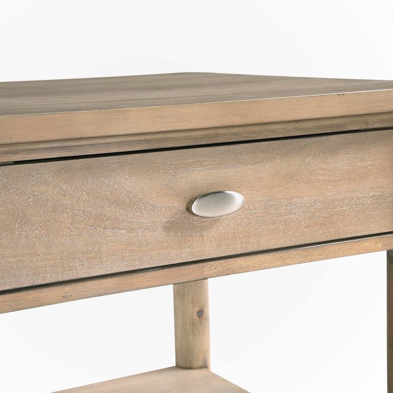 Classic Natural Finish 1pc End Table
