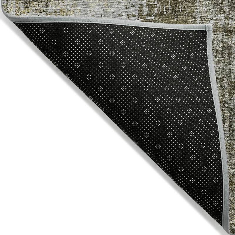 Machine Washable Indoor/ Outdoor Chantille Abstract Ombre Rug