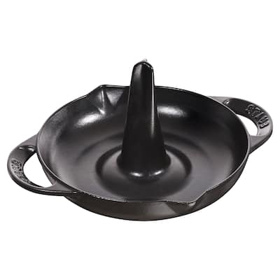 STAUB Cast Iron 9.5-inch Vertical Chicken Roaster