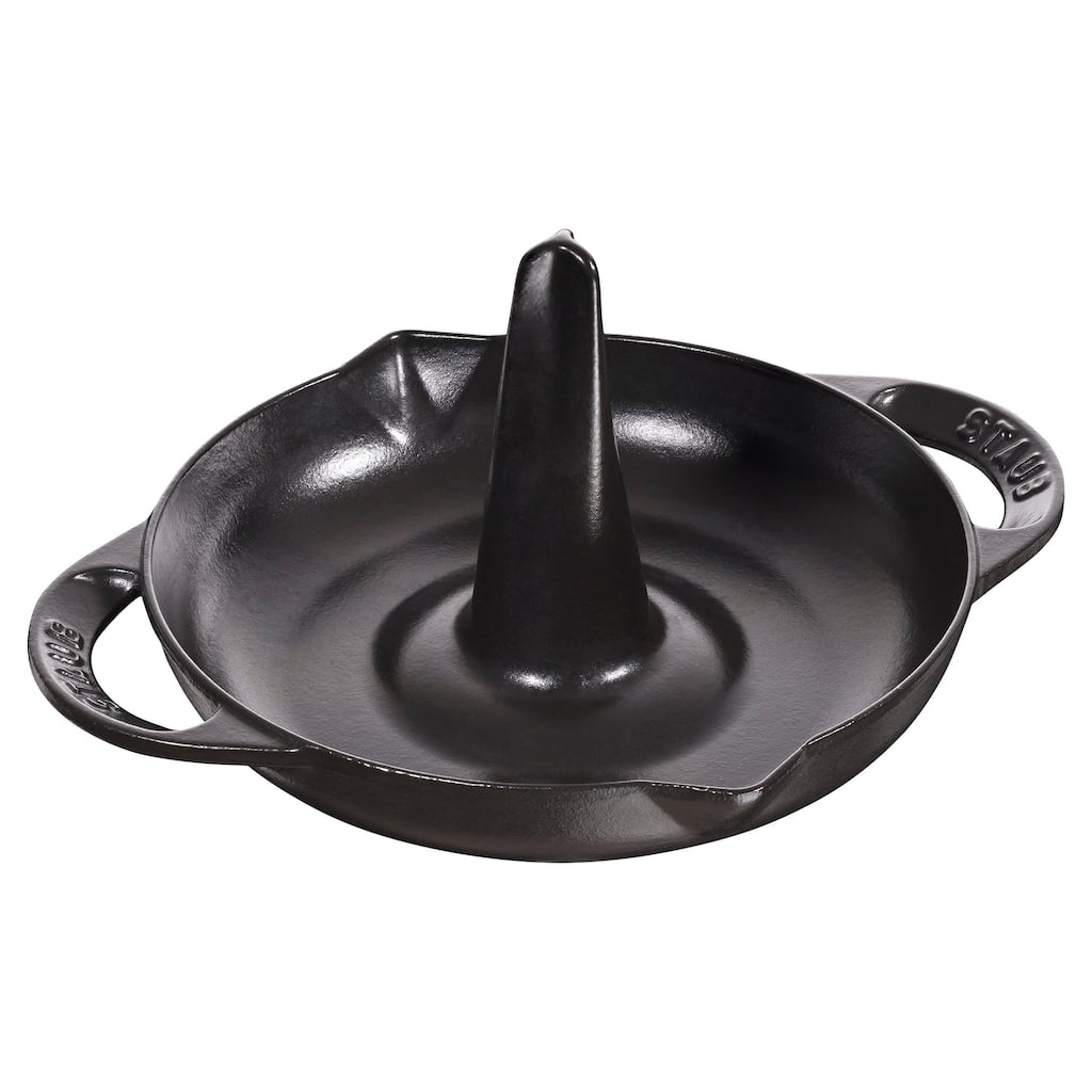 STAUB Cast Iron 9.5-inch Vertical Chicken Roaster