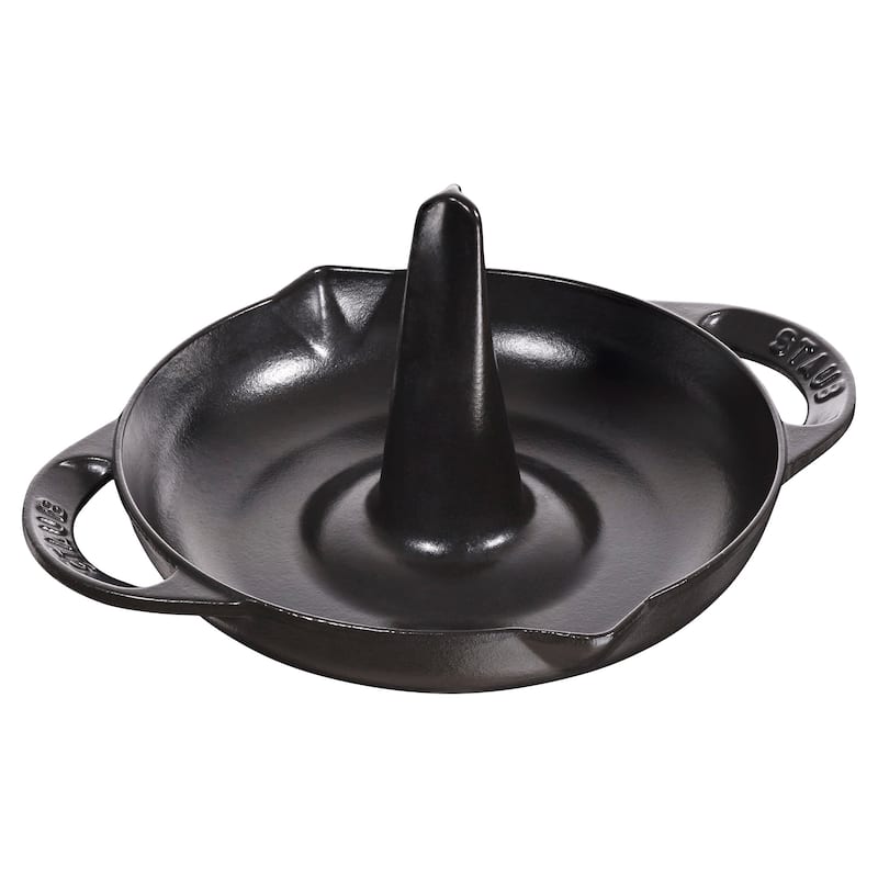 STAUB Cast Iron 9.5-inch Vertical Chicken Roaster