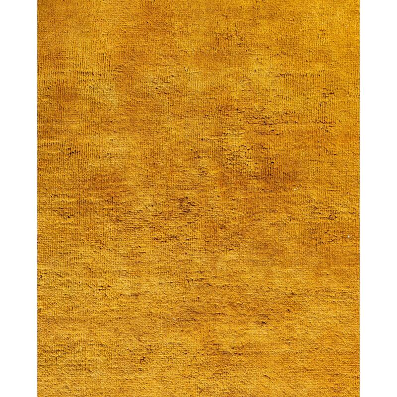 Overdyed One-of-a-Kind Hand-Knotted Area Rug - Gold - 10' 0" x 13' 8"