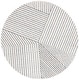 preview thumbnail 18 of 17, SAFAVIEH Pyramid Galatea Modern Geometric Rug 6'7" Round - Ivory/Grey - Round