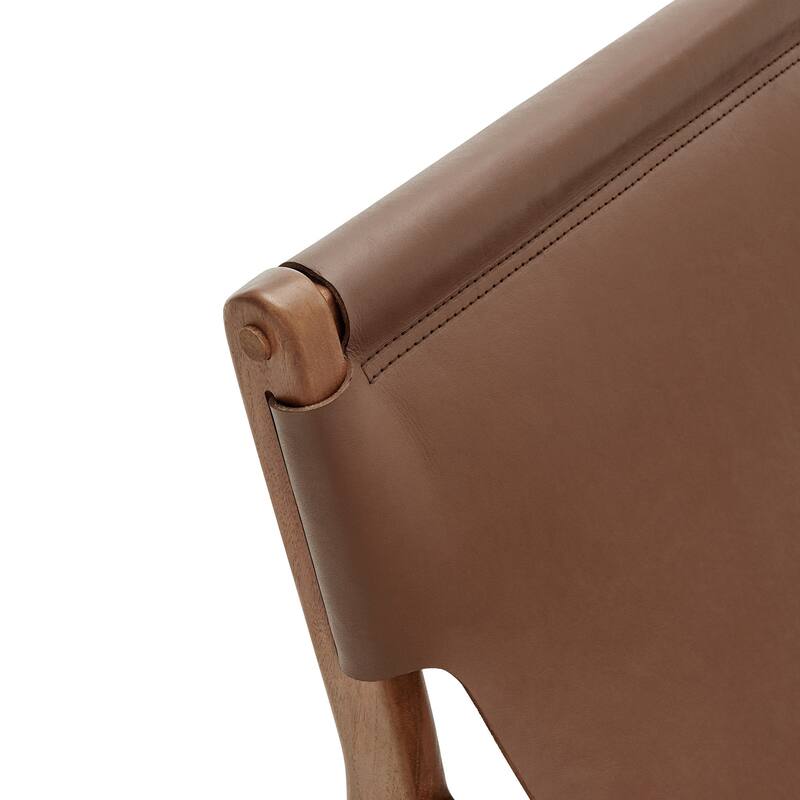 Orín Leather Sling Chair