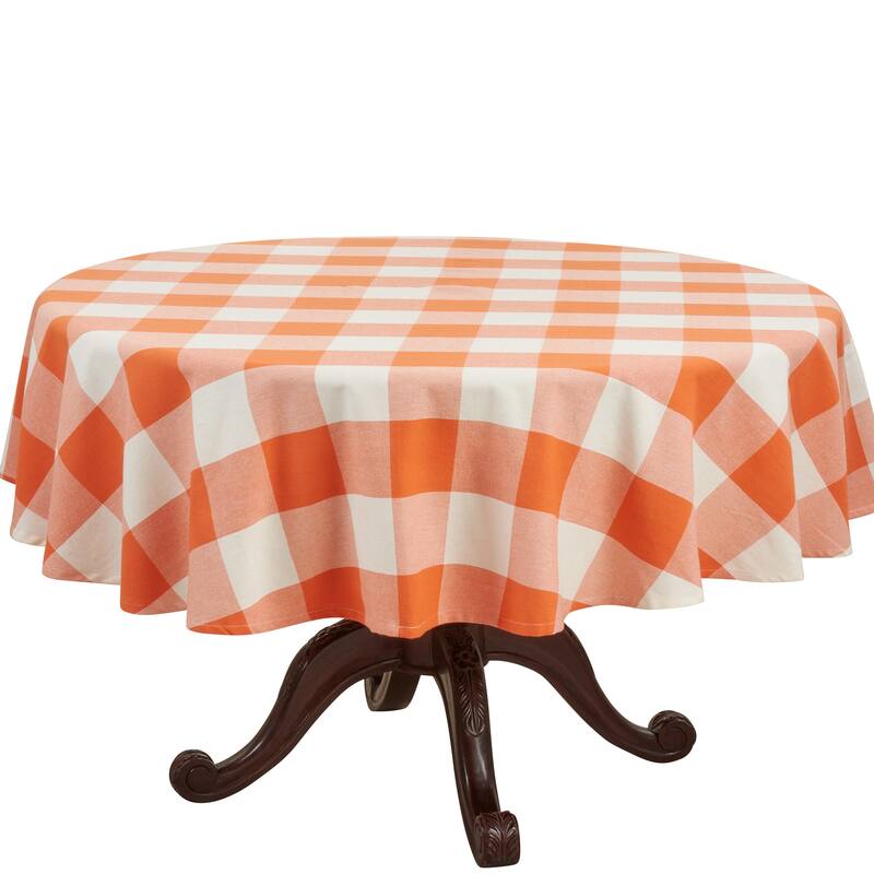 Tablecloth With Buffalo Plaid Design