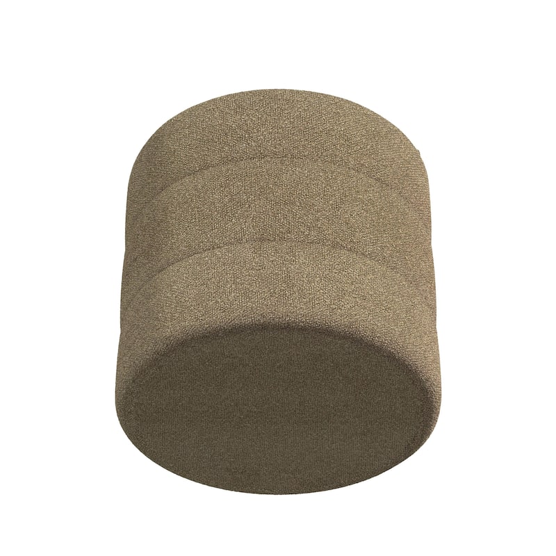 HomePop Storage Round Ottoman