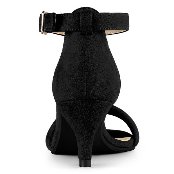 Kitten heel sandals with ankle strap Clearance