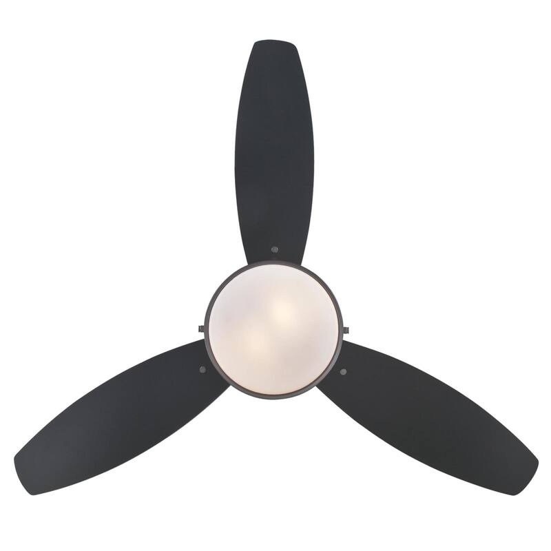 Westinghouse Lighting Alloy 3-Blade Indoor Ceiling Fan with LED Light Fixture and Opal Frosted Glass