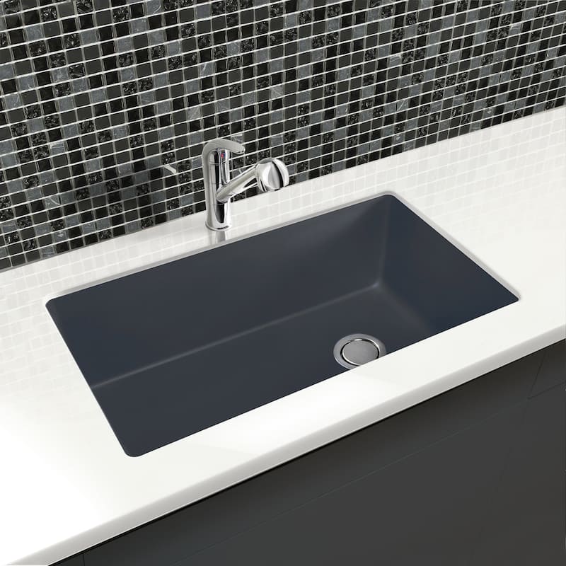 Transolid Radius Granite 31-inch Undermount Kitchen Sink