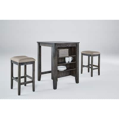Tapas Counter Table and 2 Stools 3-piece Set