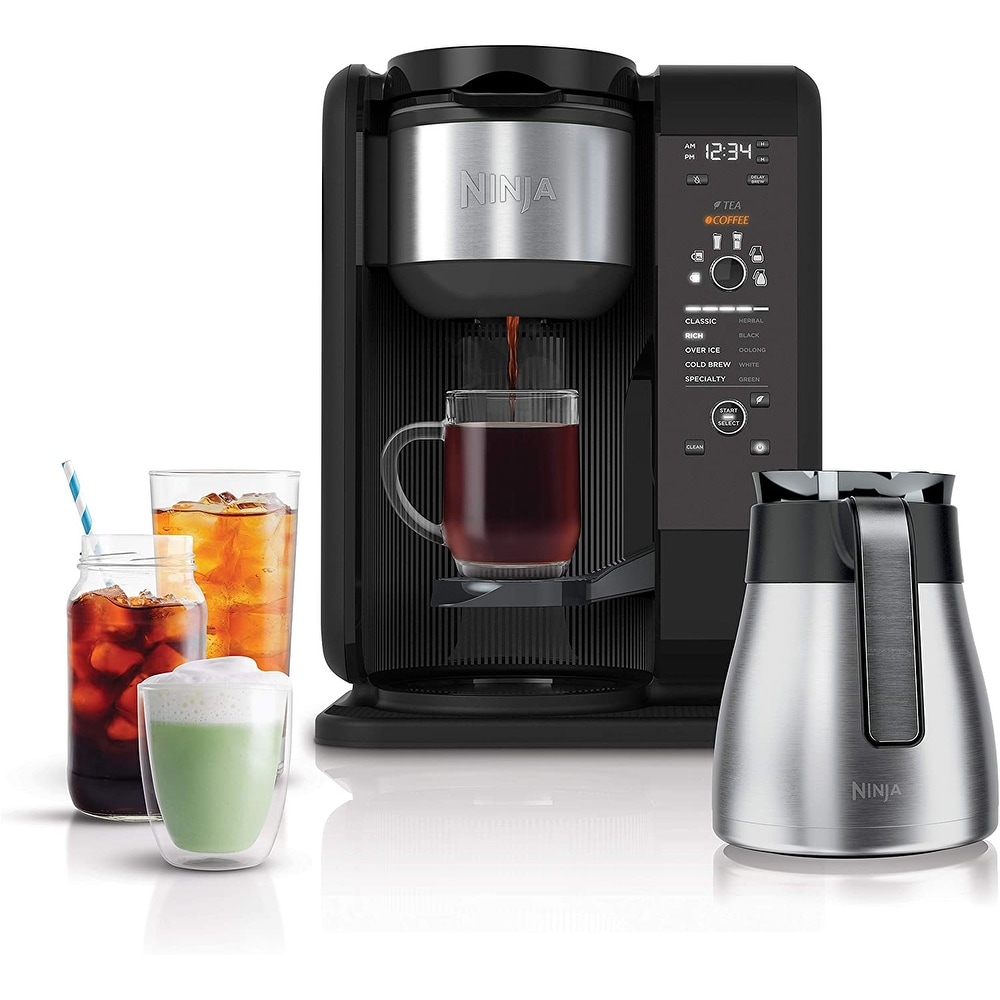 BLACK+DECKER CM5000B Mill & Brew 12-Cup Programmable Coffeemaker with  Built-In Grinder, Black/Stainless Steel 