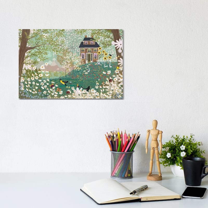 iCanvas "Garden Dream" by Joy Laforme Canvas Print - 8x12x0.75