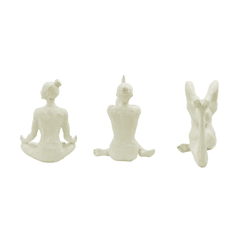 Hi-Line Abstract Yoga Pose Sculpture Set