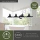preview thumbnail 26 of 29, Akron 4-Light 38 in. W Bathroom Vanity Lighting Fixture, Metal Shade, Dimmable LED Compatible, Over the Mirror Mount Wall Sconce