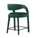 preview thumbnail 41 of 44, Pinnacle Performance Velvet Counter Stool Set of Two