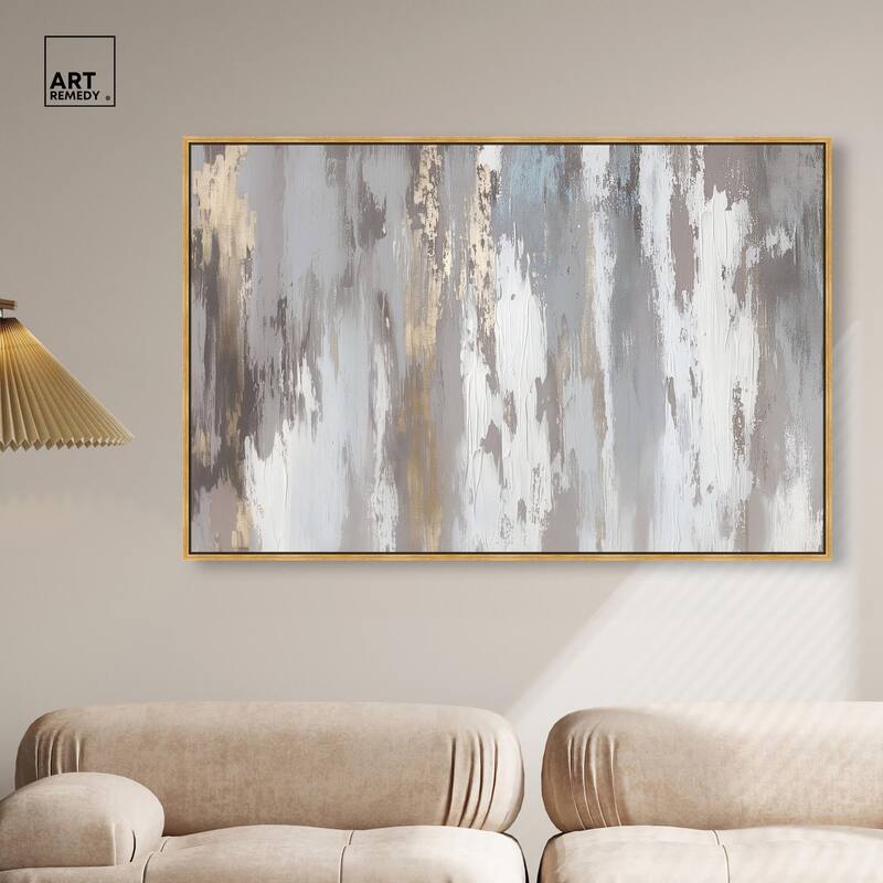 Flooding Gold I Canvas by Art Remedy