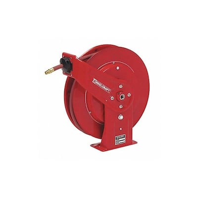 Reelcraft Spring Return Hose Reel,1/4" MNPT,50 ft 7650 OLP - 1 Each