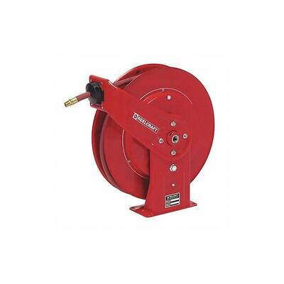 Reelcraft Spring Return Hose Reel,1/4" MNPT,50 ft 7650 OHP - 1 Each
