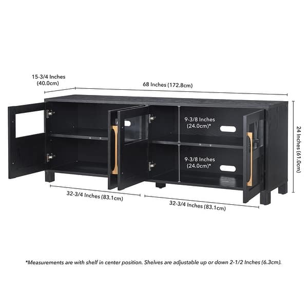 dimension image slide 5 of 6, Holbrook Rectangular TV Stand for TV's up to 75"