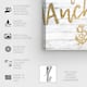 Oliver Gal 'You Are My Anchor Gold' Typography and Quotes Wall Art ...