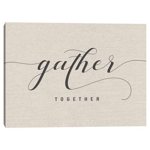 Gather Together Crop by Amanda Murray Canvas Art Print