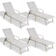 Option White&Gray&Blue Mixed, 4PCS