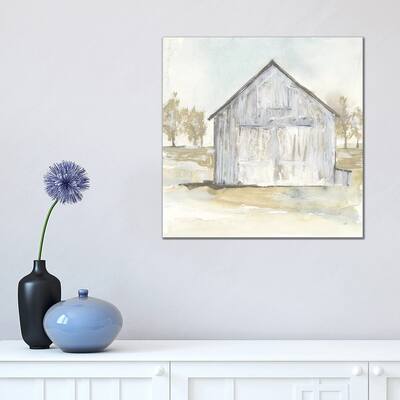 iCanvas "White Barn I" by Chris Paschke Canvas Print