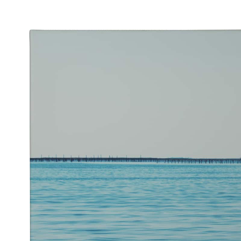 Kate and Laurel Etang de Thau Canvas Art Set by Laura Evans