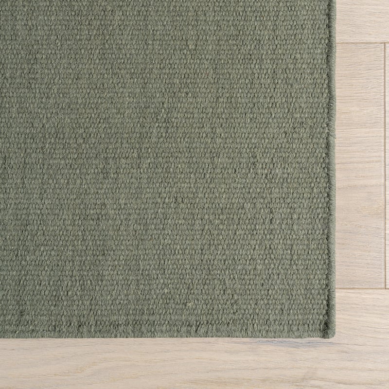 Elowen Double Striped Wool Area Rug