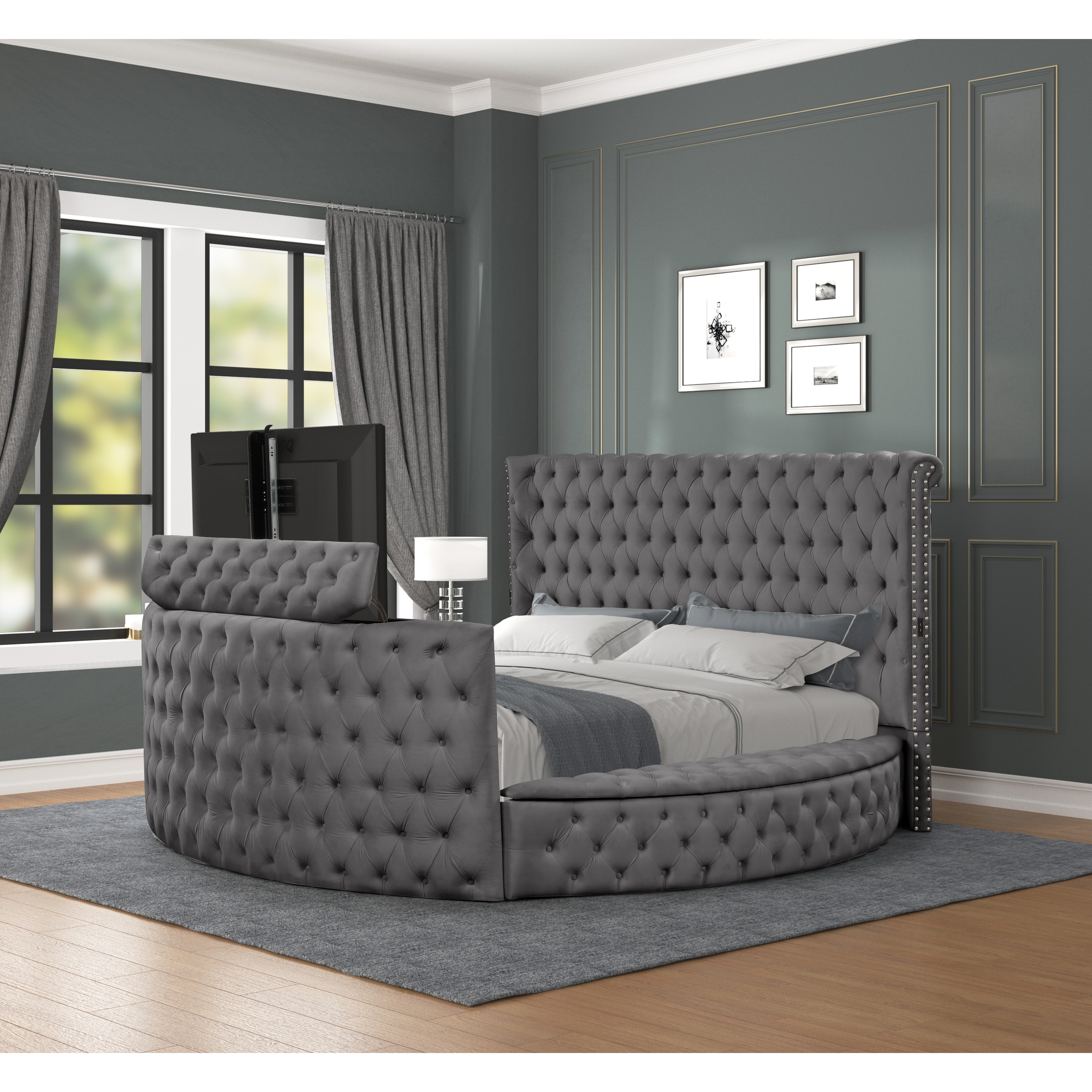 Manoticello king storage bed deals