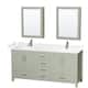 Option Light Green / Carrara Cultured Marble Top /