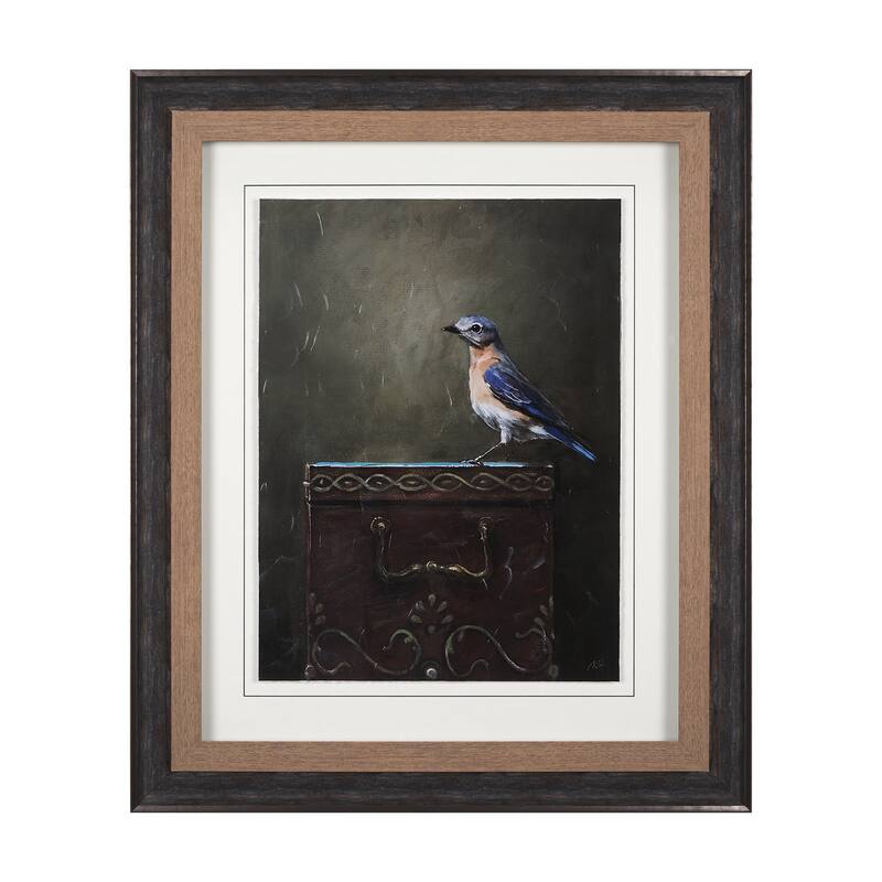 Graceful Poise II (Eastern Bluebird) Framed Art Print