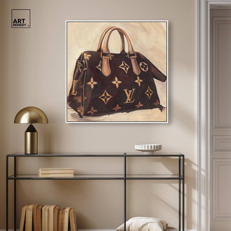 Doll Memories Majestic Monogram Canvas by Art Remedy