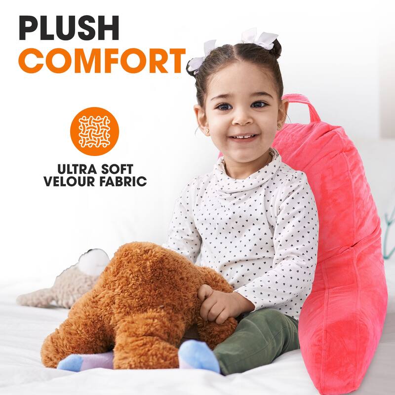 Cheer Collection Kids Memory Foam TV And Reading Pillow