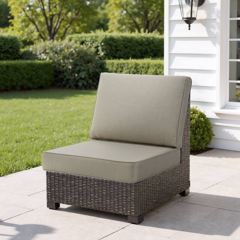 Outdoor 4.7" Thick Sunbrella Cushion Set with Back and Seat Cushions
