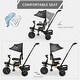 preview thumbnail 9 of 13, 14-in-1 Convertible Tricycle with Adjustable Parent Push Handle, Safety Features, and Storage Baskets for Kids
