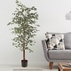 preview thumbnail 17 of 24, Artificial Potted Faux Floor Plant Greenery 60-Inch Ficus Tree